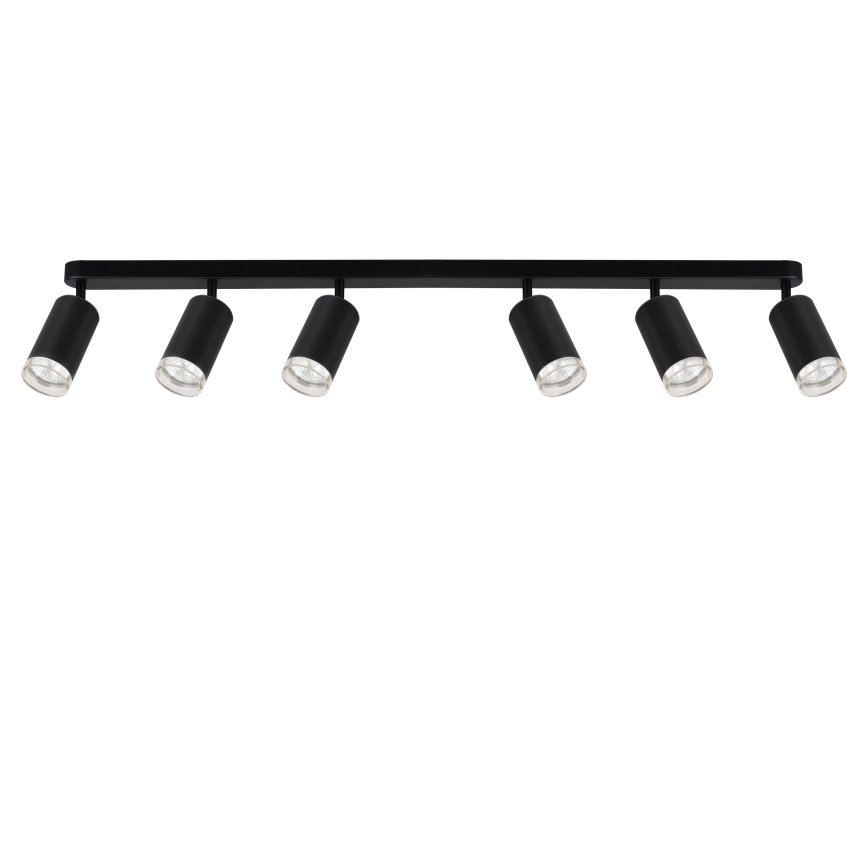 Brilagi - Akcentinis vonios šviestuvas SELE 6xGU10/30W/230V IP44 juoda
