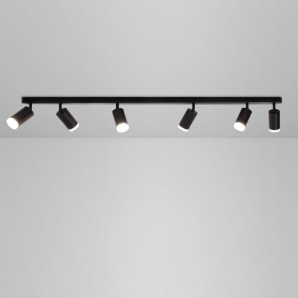Brilagi - Akcentinis vonios šviestuvas SELE 6xGU10/30W/230V IP44 juoda