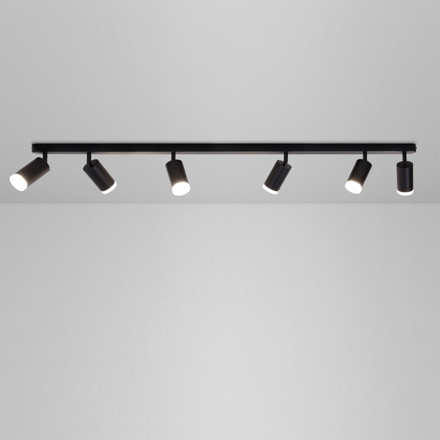 Brilagi - Akcentinis vonios šviestuvas SELE 6xGU10/30W/230V IP44 juoda