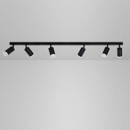 Brilagi - Akcentinis vonios šviestuvas SELE 6xGU10/30W/230V IP44 juoda