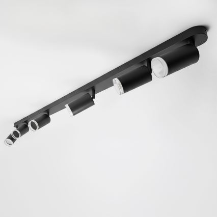 Brilagi - Akcentinis vonios šviestuvas SELE 6xGU10/30W/230V IP44 juoda