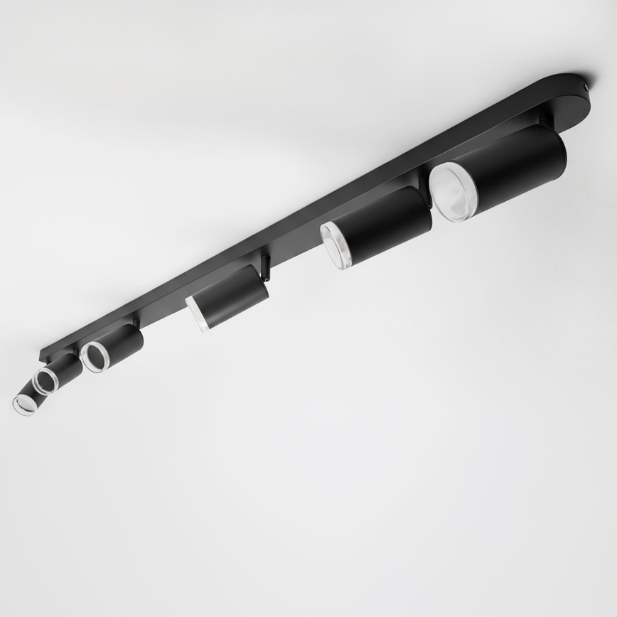 Brilagi - Akcentinis vonios šviestuvas SELE 6xGU10/30W/230V IP44 juoda