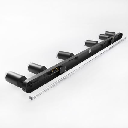 Brilagi - Akcentinis vonios šviestuvas SELE 6xGU10/30W/230V IP44 juoda