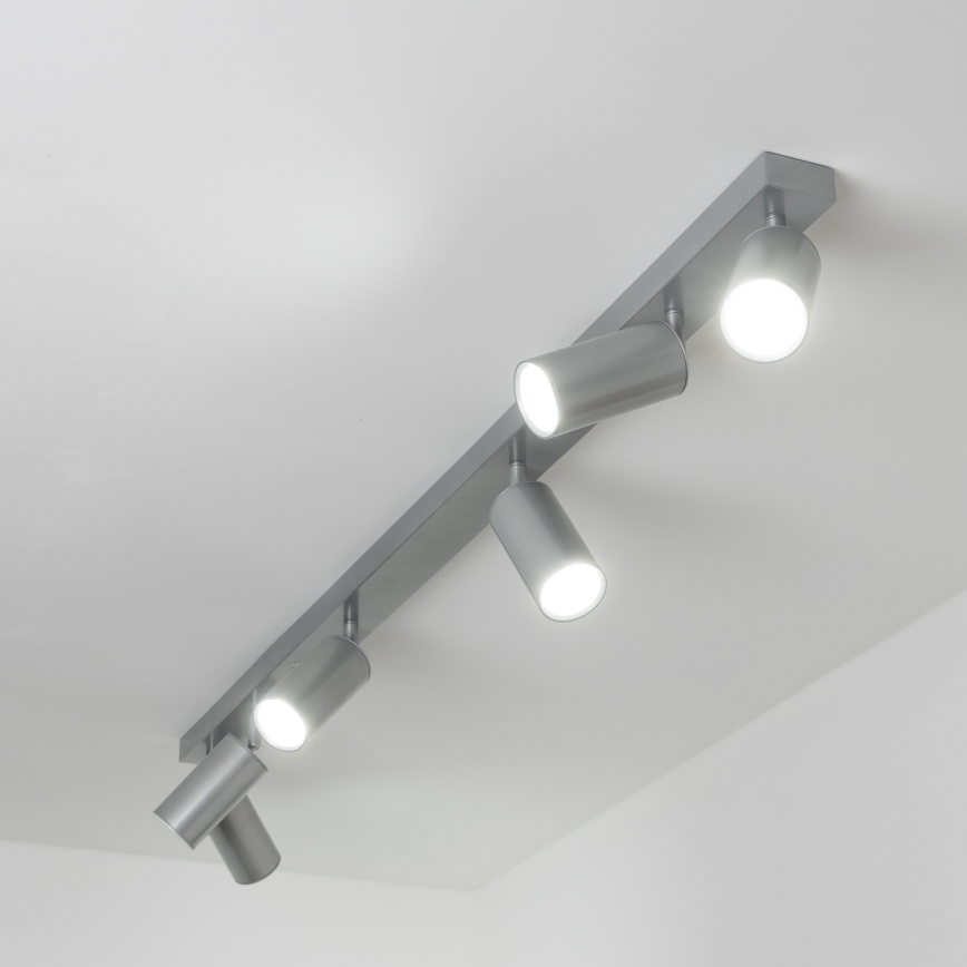 Brilagi - Akcentinis vonios šviestuvas SELE 6xGU10/30W/230V IP44 sidabras
