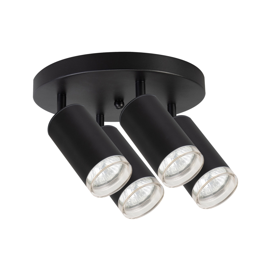 Brilagi - Akcentinis vonios šviestuvas SELE AQUA 4xGU10/30W/230V IP44 juoda