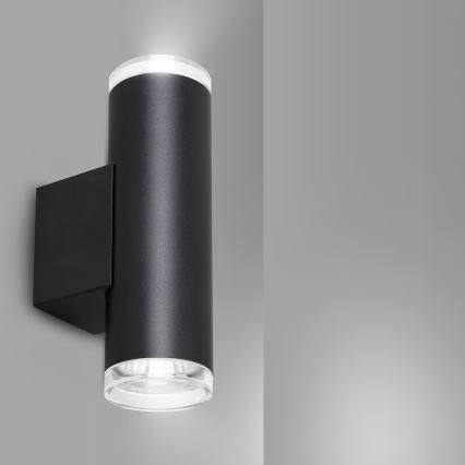 Brilagi - Sieninis akcentinis vonios šviestuvas SELE AQUA 4xGU10/30W/230V IP44 juoda