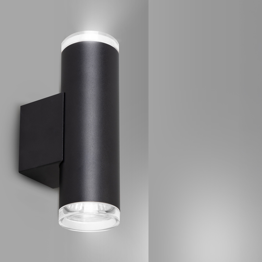 Brilagi - Sieninis akcentinis vonios šviestuvas SELE AQUA 4xGU10/30W/230V IP44 juoda