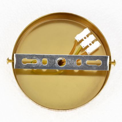 Brilagi - Ant lubų montuojamas šviestuvas ECLIPSE 5xE14/10W/230V Ø 38 cm juoda/auksinė