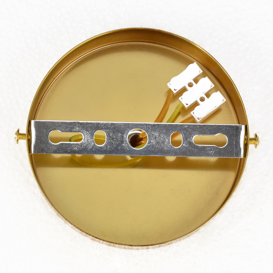 Brilagi - Ant lubų montuojamas šviestuvas ECLIPSE 5xE14/10W/230V Ø 38 cm juoda/auksinė