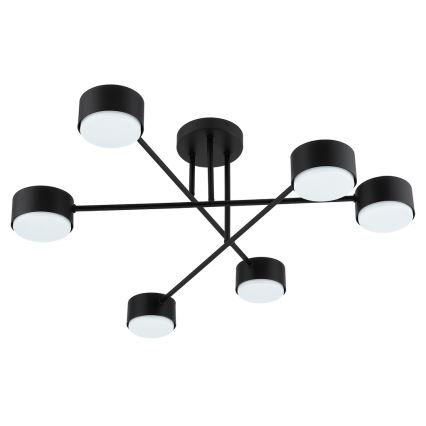Brilagi - Ant lubų montuojamas šviestuvas MONO 6xGX53/12W/230V, juodas