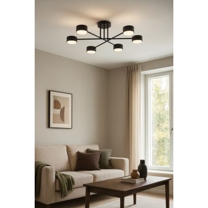 Brilagi - Ant lubų montuojamas šviestuvas MONO 6xGX53/12W/230V, juodas