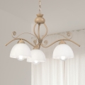 BRILAGI - ANTICO MODERN pakabinama liustra su grandine 3xE27/60W/230V, smėlinė