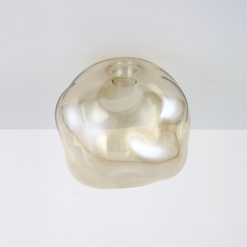 Brilagi - Atsarginis stiklas liustrui, sieniniam ir lubiniam šviestuvui VULCANO G9, skersmuo 15 cm, dūminė smėlio spalvos