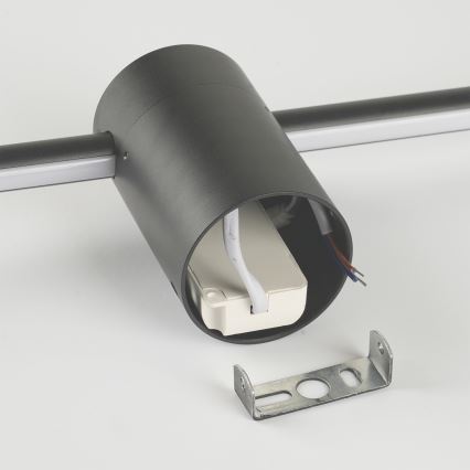 Brilagi - lauko sieninis šviestuvas AURA LED/12W/230V 4000K IP54 65 cm antracitas