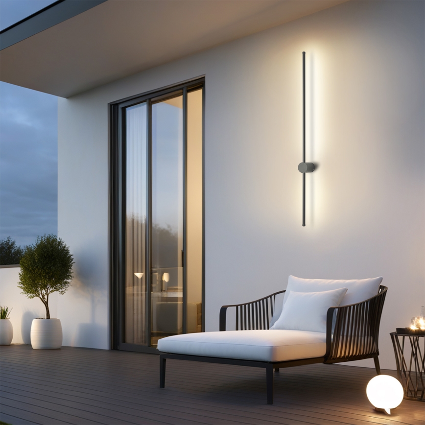Brilagi - Lauko sieninis LED šviestuvas AURA LED/20W/230V 4000K IP54 97 cm antracitas
