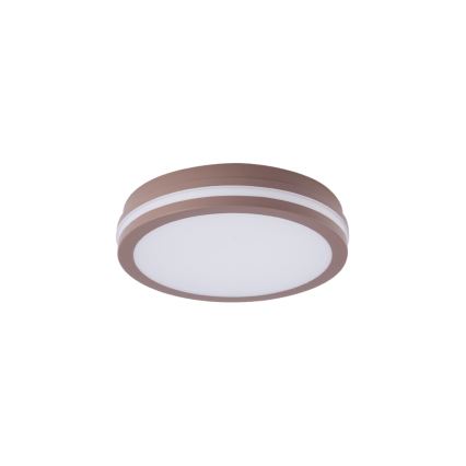 Brilagi - LED lauko šviestuvas su judesio davikliu BENE LED/24W/230V Ø 26 cm rudas IP54