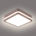 Brilagi - BENE LED/18W/230V lauko lubinis šviestuvas 21,5x21,5 cm, rudos spalvos, IP54