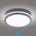 Brilagi - BENE LED lauko šviestuvas su judesio jutikliu LED/24W/230V Ø 26 cm antracitas IP54