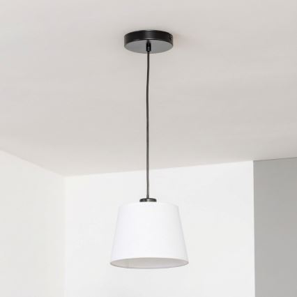 Brilagi - CERIA LED pakabinamas šviestuvas ant laido, 1xE27/40W/230V, skersmuo 20,5 cm, baltas