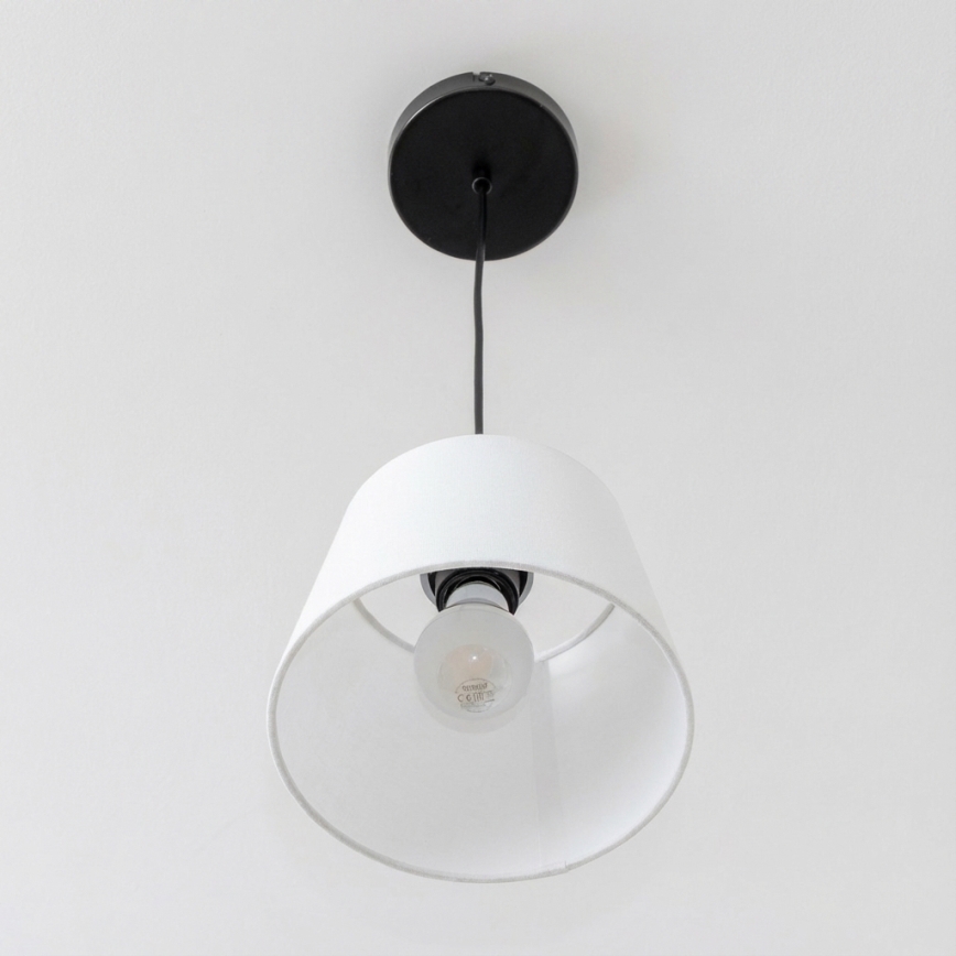 Brilagi - CERIA LED pakabinamas šviestuvas ant laido, 1xE27/40W/230V, skersmuo 20,5 cm, baltas