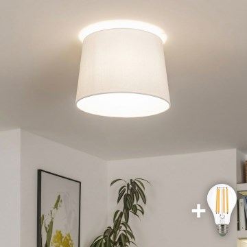 Brilagi - CERIA LED prigludęs lubų šviestuvas 1xE27/40W/230V, skersmuo 30 cm, baltas