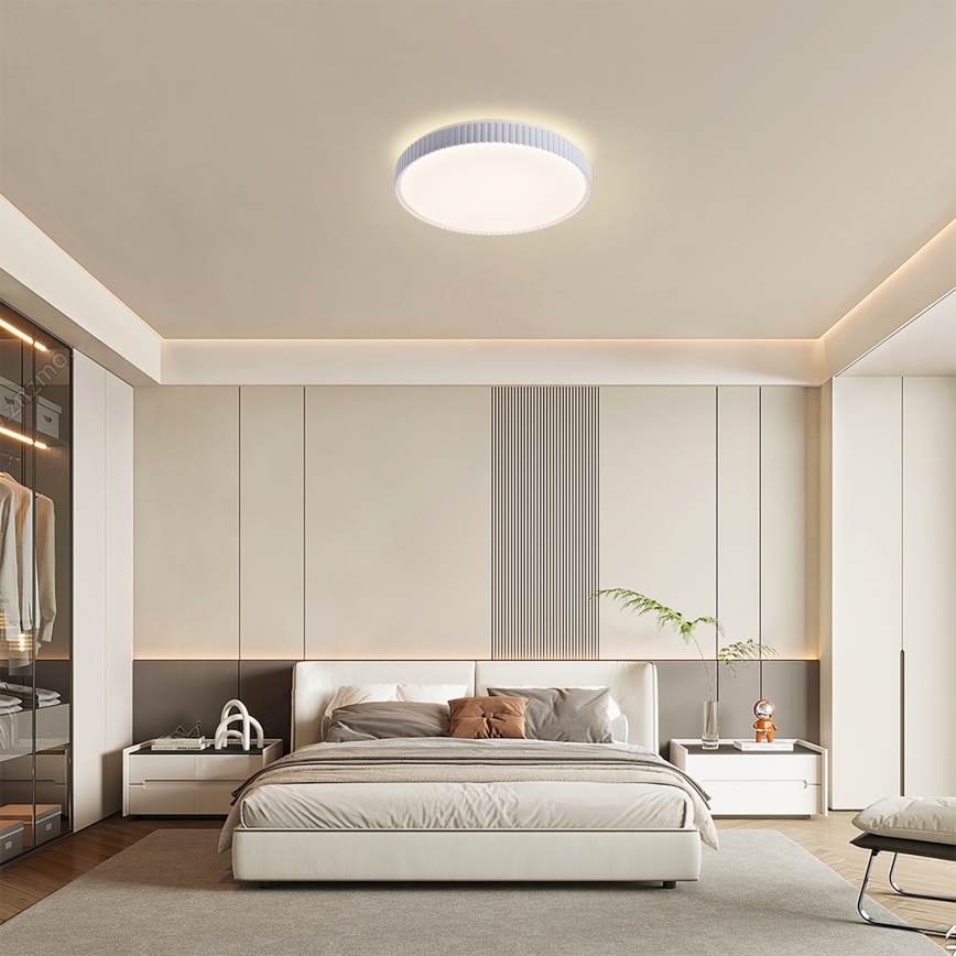 Brilagi - Dimeriuojamas LED lubinis šviestuvas CORVO LED/72W/230V 3000-6000K, baltas, Ø 50 cm + nuotolinio valdymo pultas