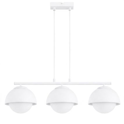 BRILAGI - COSMO pakabinamas šviestuvas ant laido 3xE27/60W/230V, baltas/auksinis