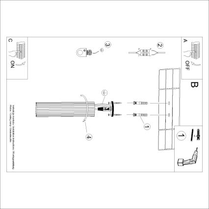 Brilagi - CRESTO LED taškinis šviestuvas 1xGU10/10W/230V 30 cm juodas