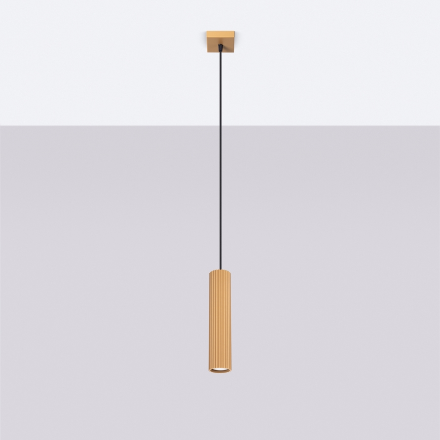 Brilagi - CRESTO pakabinama LED liustra ant laido 1xGU10/10W/230V, auksinė