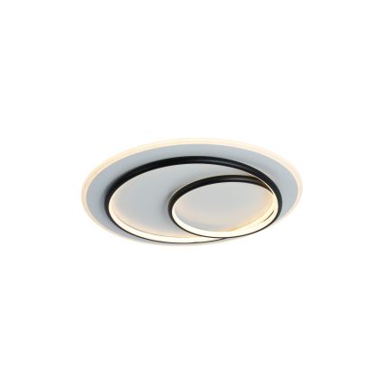 Brilagi - Dimeriuojamas LED lubinis šviestuvas IRIS LED/70W/230V 3000-6000K skersm. 50 cm balta/juoda + nuotolinis valdymas