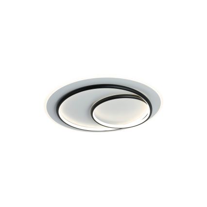 Brilagi - Dimeriuojamas LED lubinis šviestuvas IRIS LED/70W/230V 3000-6000K skersm. 50 cm balta/juoda + nuotolinis valdymas