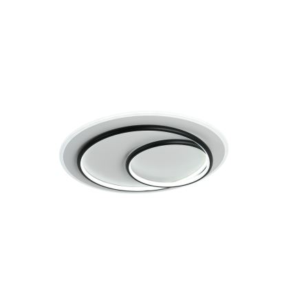 Brilagi - Dimeriuojamas LED lubinis šviestuvas IRIS LED/70W/230V 3000-6000K skersm. 50 cm balta/juoda + nuotolinis valdymas