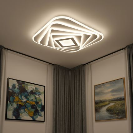 Brilagi - LED dimeriuojamas lubų šviestuvas MODERN LED/210W/230V 3000-6000K 55x55 cm + nuotolinio valdymo pultas