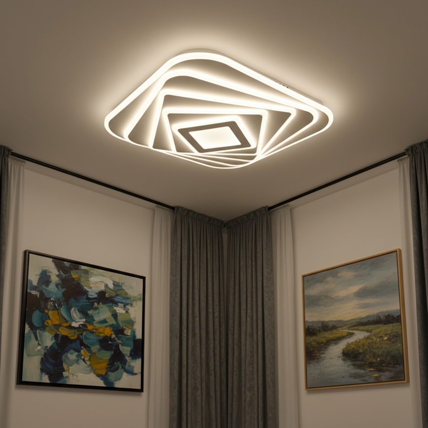 Brilagi - LED dimeriuojamas lubų šviestuvas MODERN LED/210W/230V 3000-6000K 55x55 cm + nuotolinio valdymo pultas
