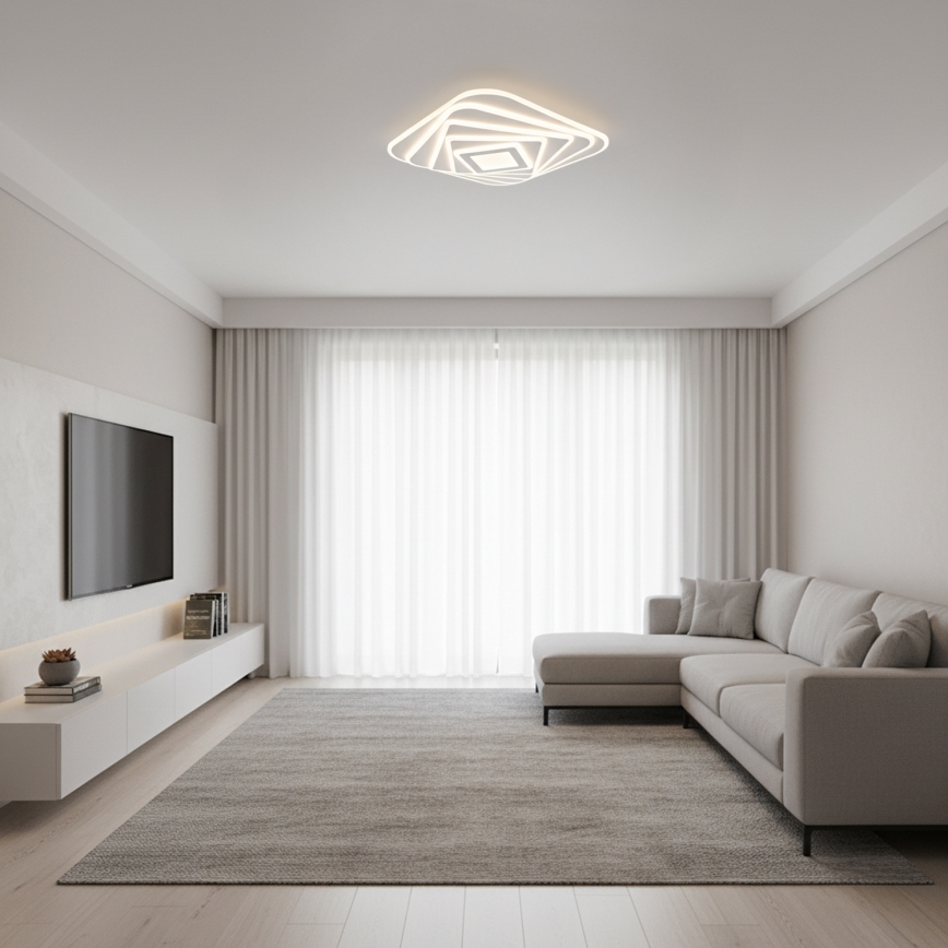 Brilagi - LED dimeriuojamas lubų šviestuvas MODERN LED/210W/230V 3000-6000K 55x55 cm + nuotolinio valdymo pultas