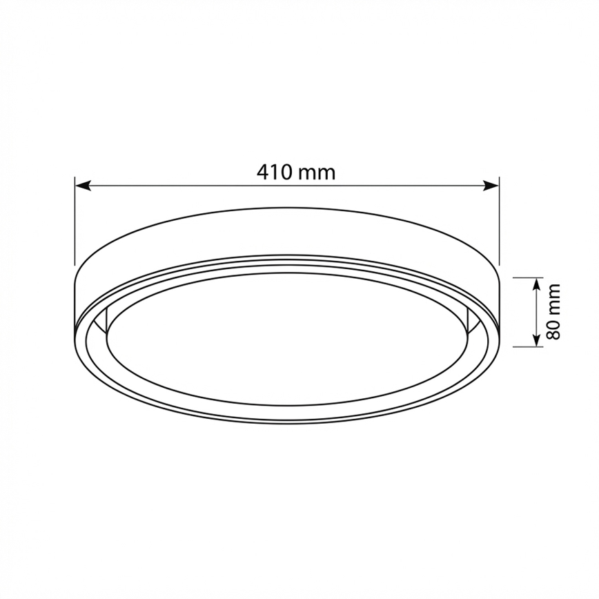 Brilagi - Dimeriuojamas LED lubinis šviestuvas MATTEO LED/48W/230V 3000-6500K skersmuo 41 cm taupe + su nuotoliniu pulteliu