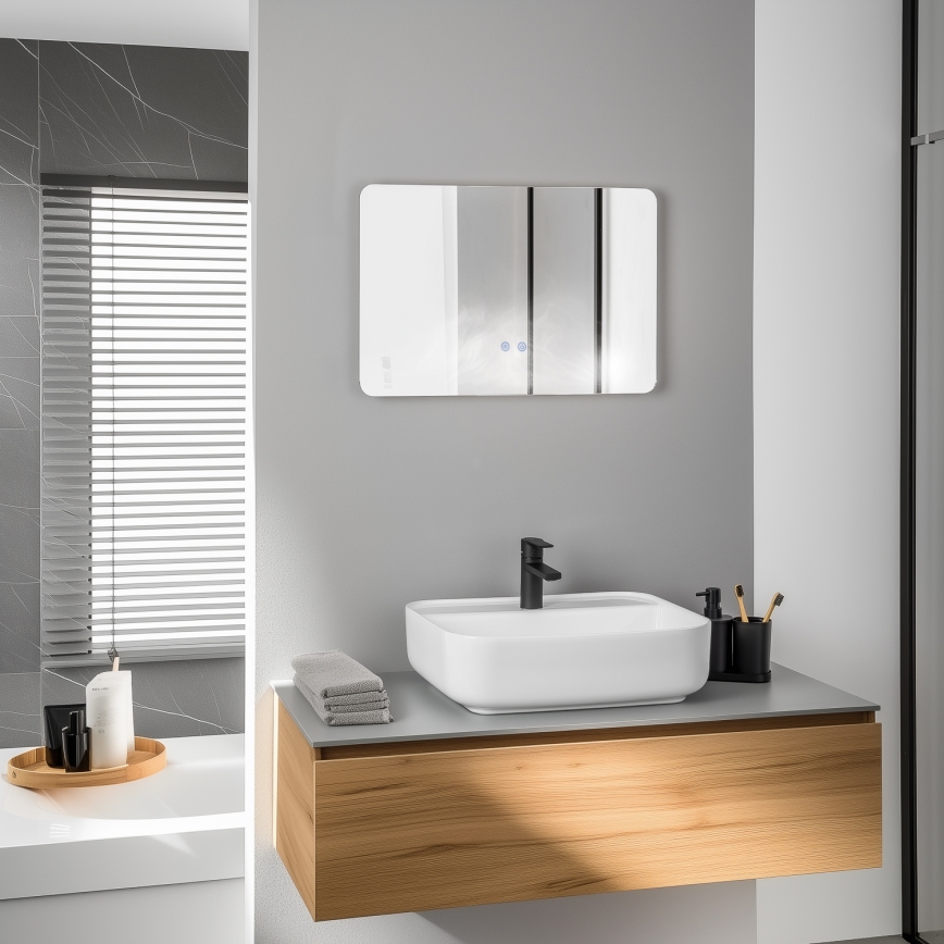 Brilagi - LED vonios šildomas veidrodis DIANA LED/13W/230V 40x60 cm IP44 CRI 90 dimeriuojamas + CCT