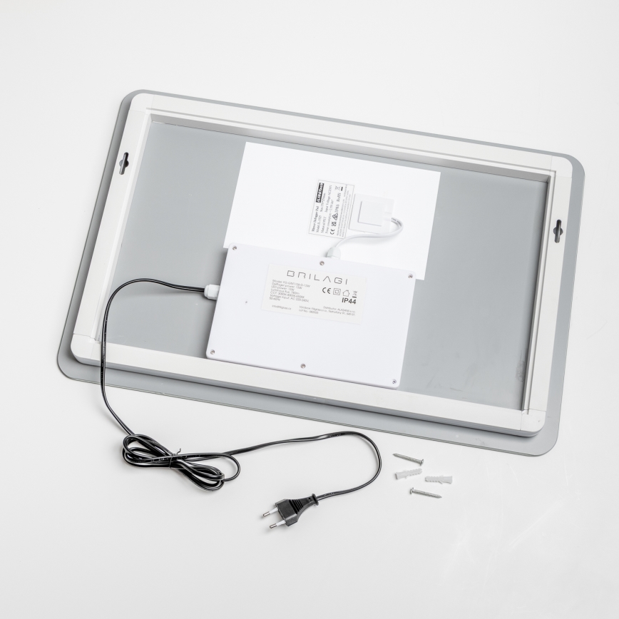 Brilagi - LED vonios šildomas veidrodis DIANA LED/13W/230V 40x60 cm IP44 CRI 90 dimeriuojamas + CCT