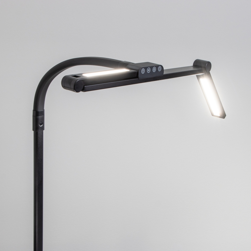 BRILAGI - LED dimeriuojama jutiklinė stalinė lempa su spaustuku VARIO LED/24W/230V 3000-6500K CRI 92 juoda