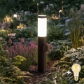 BRILAGI - dimeriuojama lauko LED lempa su elektros lizdu ELIA 1xE27/6W/230V 2700-6500K IP44 Wi-Fi 50 cm antracitas
