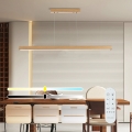 Brilagi - Dimeriuojama LED liustra ant laido OAK SMART LED/30W/230V Wi-Fi Tuya ąžuolas + nuotolinis valdymas