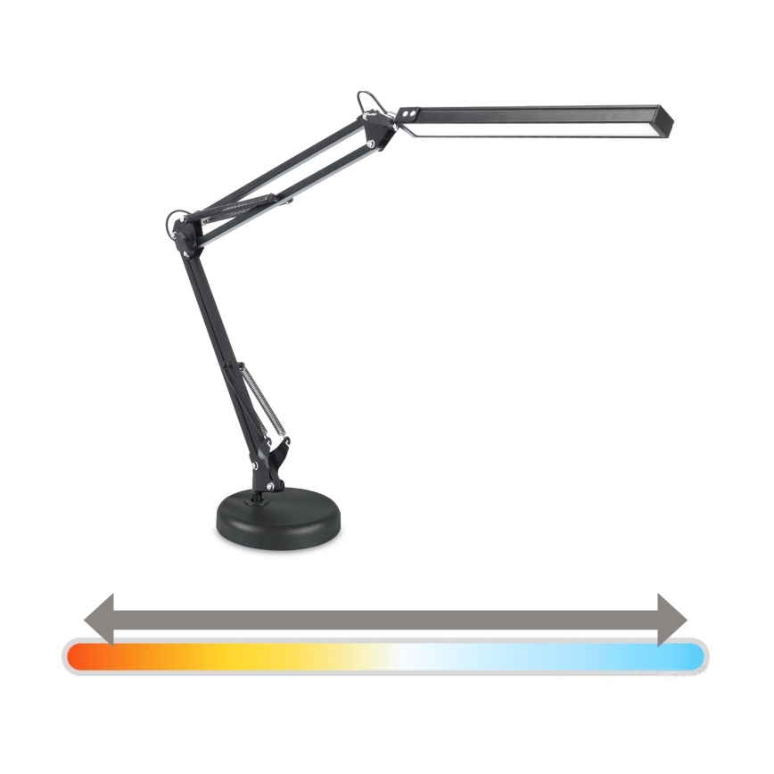 Brilagi - Dimeriuojama LED stalinė lempa 2 viename USB VARIO LED/14W/5V 3000-6000K juoda