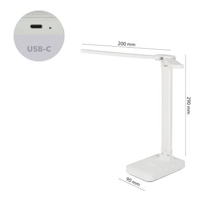 Brilagi - dimeriuojama LED stalinė lempa MODO DUO LED/8W/5V 3000/4000/6500K balta