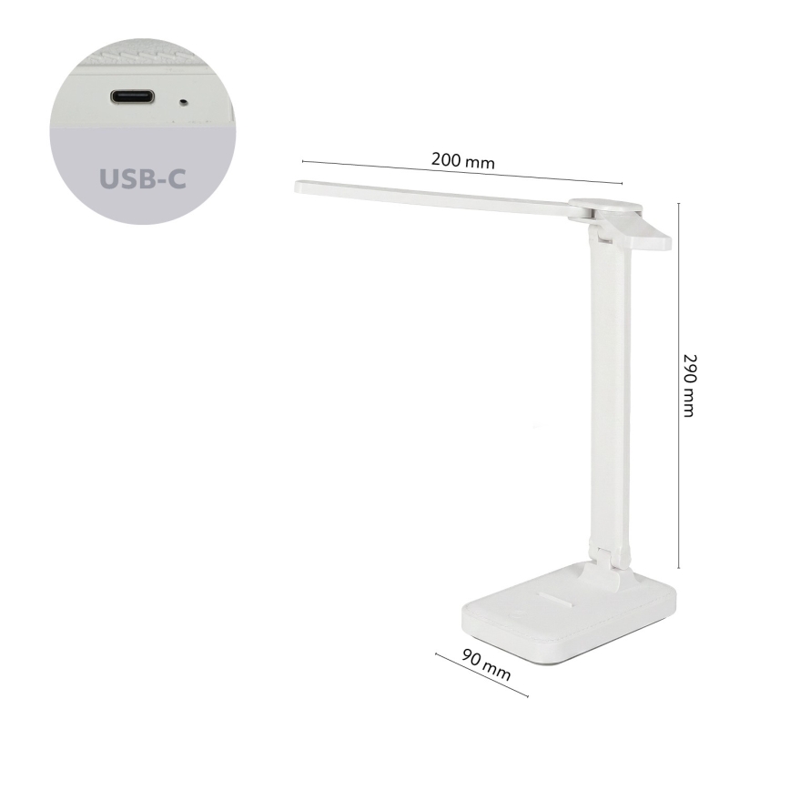 Brilagi - dimeriuojama LED stalinė lempa MODO DUO LED/8W/5V 3000/4000/6500K balta