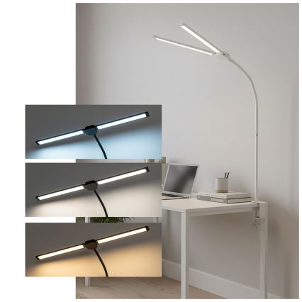 Brilagi - dimeriuojama LED stalinė lempa USB VARIO LED/14W/5V 3000-6000K balta