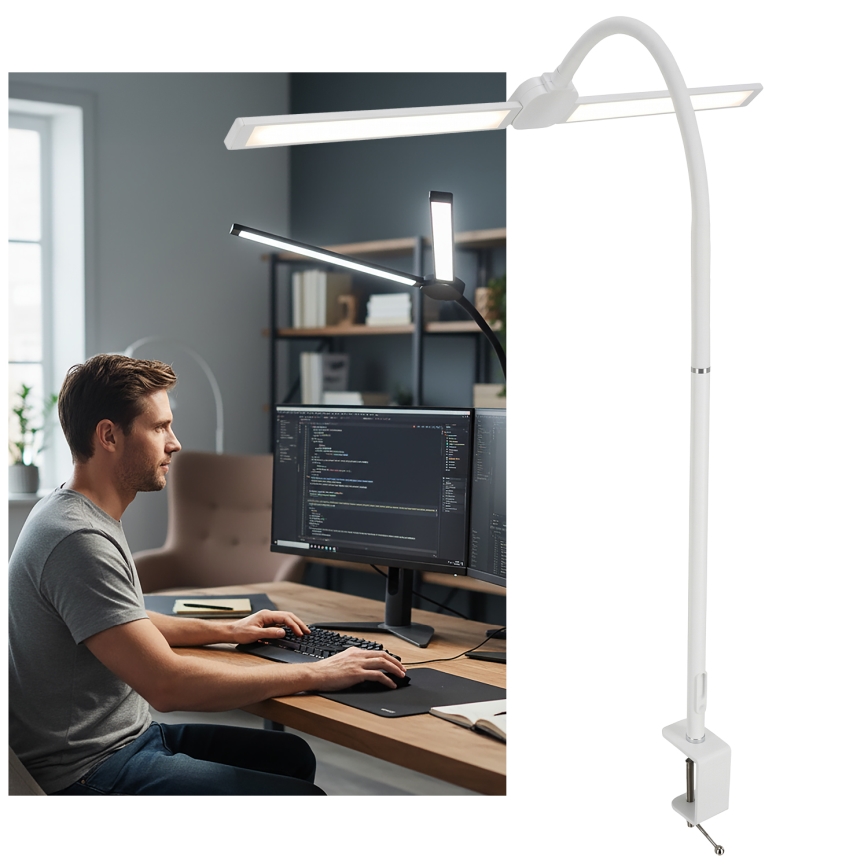 Brilagi - dimeriuojama LED stalinė lempa USB VARIO LED/14W/5V 3000-6000K balta