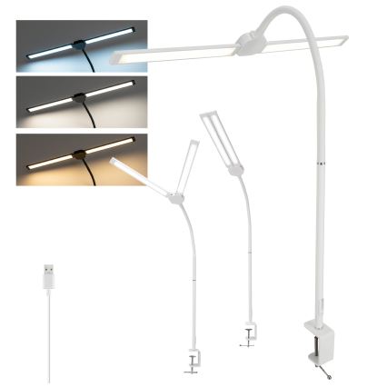 Brilagi - dimeriuojama LED stalinė lempa USB VARIO LED/14W/5V 3000-6000K balta