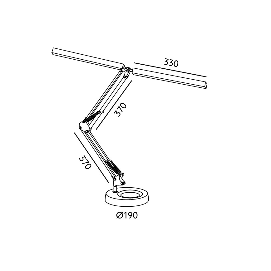 BRILAGI - Dimeriuojama LED stalinė lempa VARIO LED/15W/230V 3000-6000K balta