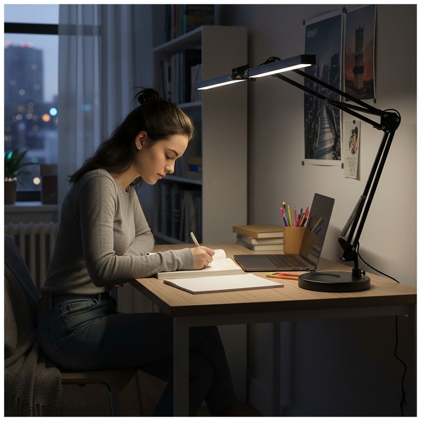 Brilagi - Dimeriuojama LED stalinė lempa VARIO LED/15W/230V 3000-6000K juoda
