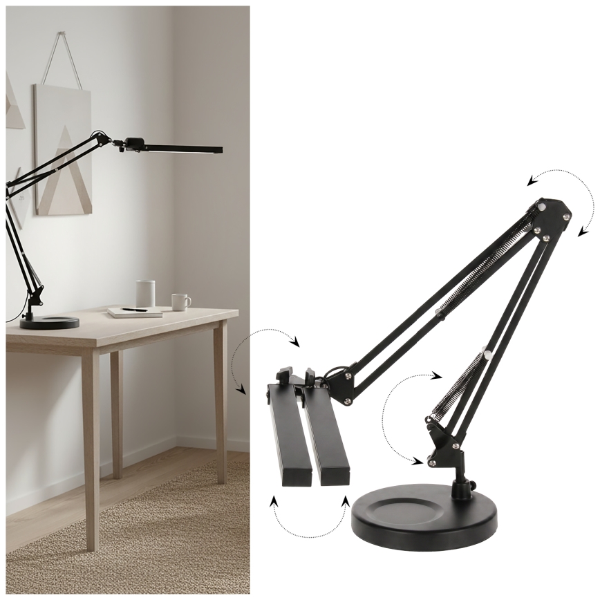 Brilagi - Dimeriuojama LED stalinė lempa VARIO LED/15W/230V 3000-6000K juoda